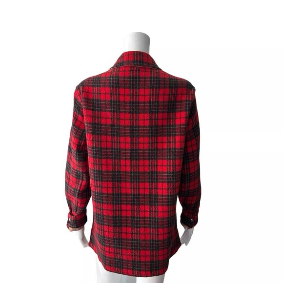 $780 Pierre-Louis Mascia Pancake Plaid Check Shirt Size XS 100% Wool - Picture 7 of 11